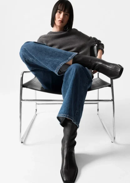 Leather Sock Boots | & Other Stories Fashion