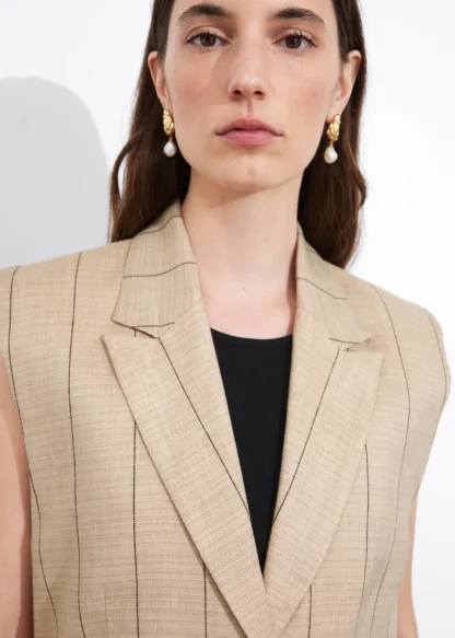Linen-Blend Blazer Vest | & Other Stories Online