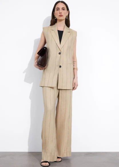 Linen-Blend Blazer Vest | & Other Stories Online