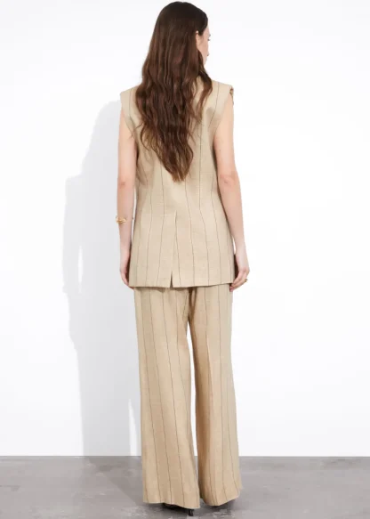 Linen-Blend Blazer Vest | & Other Stories Online