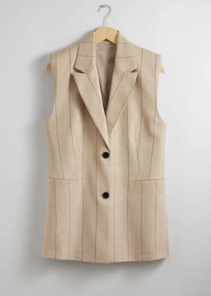 Linen-Blend Blazer Vest | & Other Stories Online