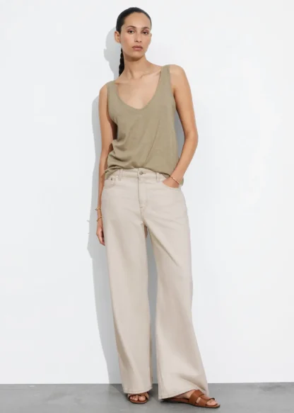 Linen-Blend Tank Top | & Other Stories Online