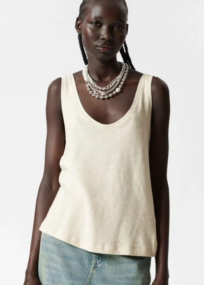Linen-Blend Tank Top | & Other Stories Online