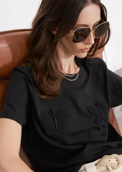 Linen-Blend T-Shirt | & Other Stories Cheap
