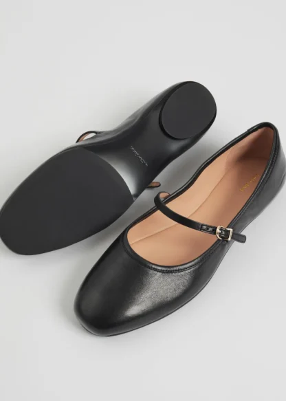 Mary Jane Leather Ballerina Flats | & Other Stories Hot
