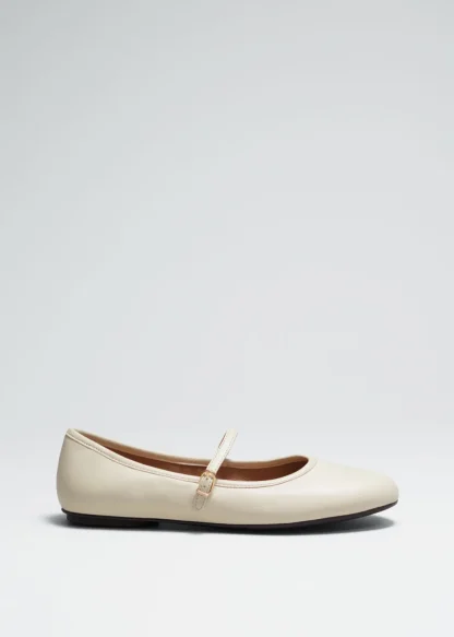 Mary Jane Leather Ballerina Flats | & Other Stories Hot