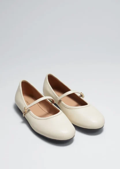 Mary Jane Leather Ballerina Flats | & Other Stories Hot