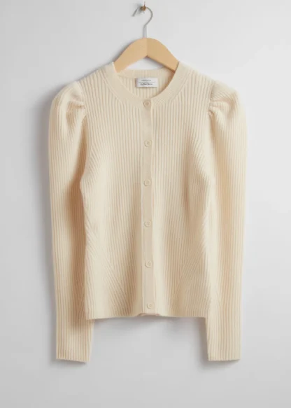 Merino Puff Sleeve Cardigan | & Other Stories Hot