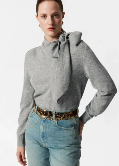 Merino Tie-Neck Sweater | & Other Stories Flash Sale