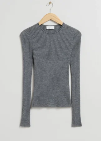 Merino Wool Ribbed Top | & Other Stories Flash Sale