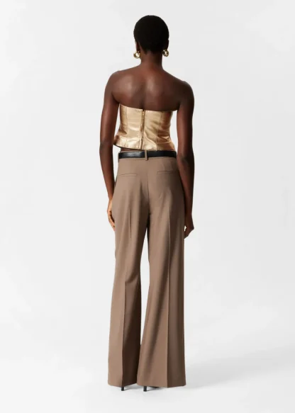 Metallic Leather Bustier | & Other Stories Fashion
