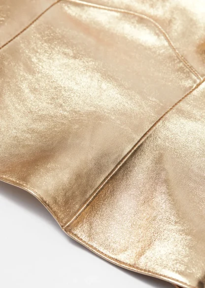 Metallic Leather Bustier | & Other Stories Fashion