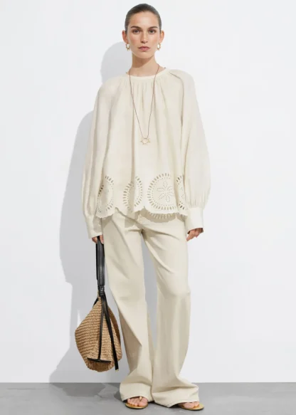 Open-Back Linen Blouse | & Other Stories New
