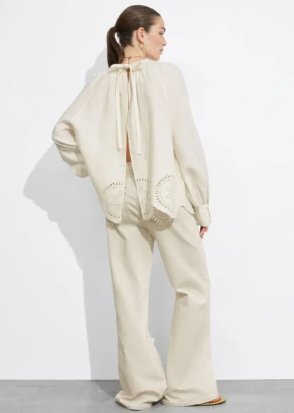 Open-Back Linen Blouse | & Other Stories New