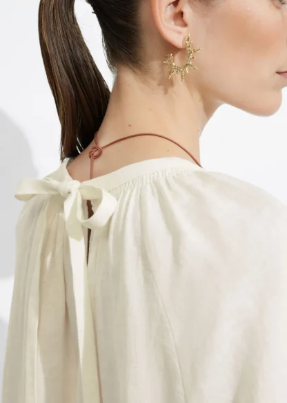 Open-Back Linen Blouse | & Other Stories New