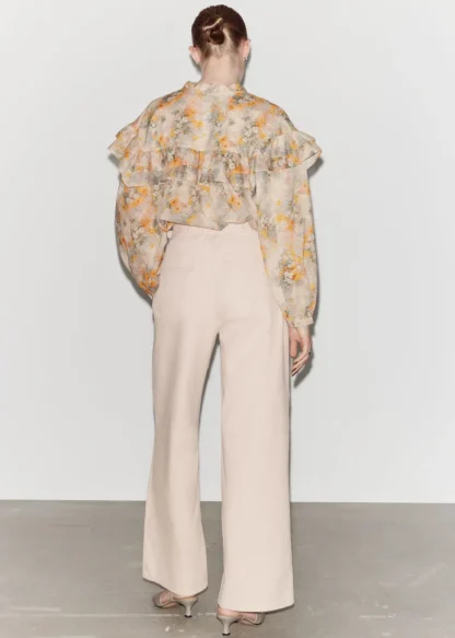 Oversized Frill Blouse | & Other Stories Clearance