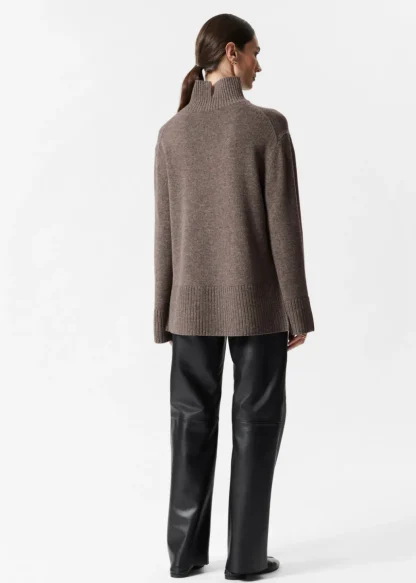 Oversized Turtleneck Wool Sweater | & Other Stories Hot