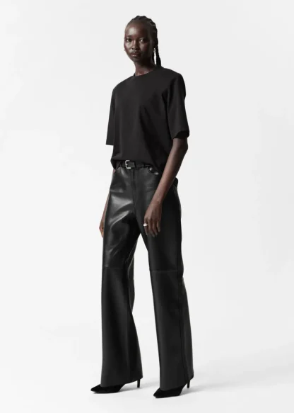 Padded-Shoulder Cotton T-Shirt | & Other Stories Sale