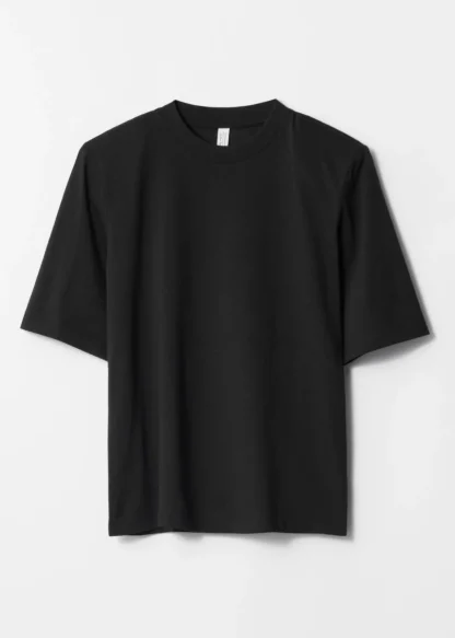Padded-Shoulder Cotton T-Shirt | & Other Stories Sale