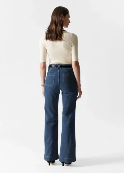Patch-Pocket Bootcut Jeans | & Other Stories Best Sale