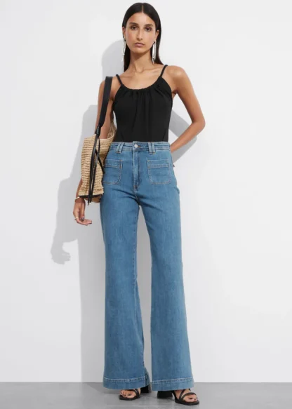 Patch-Pocket Bootcut Jeans | & Other Stories Best Sale