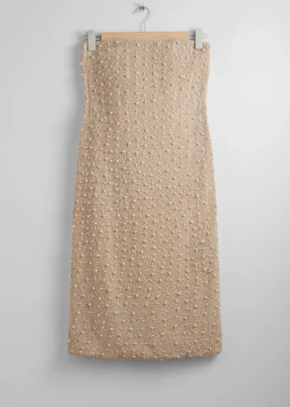 Pearl-Embellished Midi Dress | & Other Stories Discount