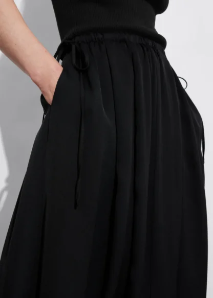 Pleated Drawstring Midi Skirt | & Other Stories Hot