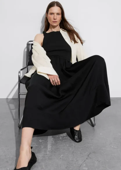 Pleated Drawstring Midi Skirt | & Other Stories Hot