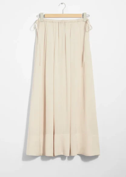 Pleated Drawstring Midi Skirt | & Other Stories Hot