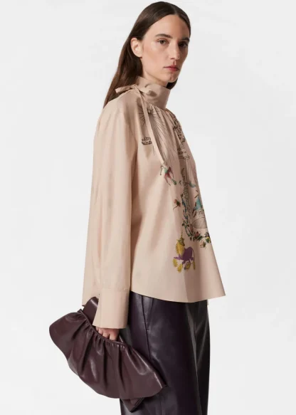 Printed Bow-Detailed Blouse | & Other Stories Fashion