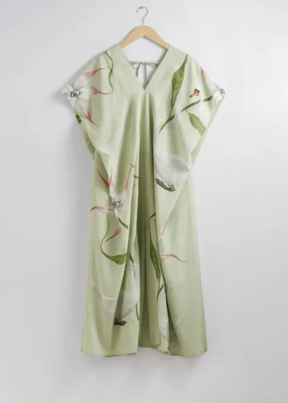 Printed Relaxed Midi Dress | & Other Stories Flash Sale