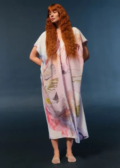 Printed Relaxed Midi Dress | & Other Stories Flash Sale
