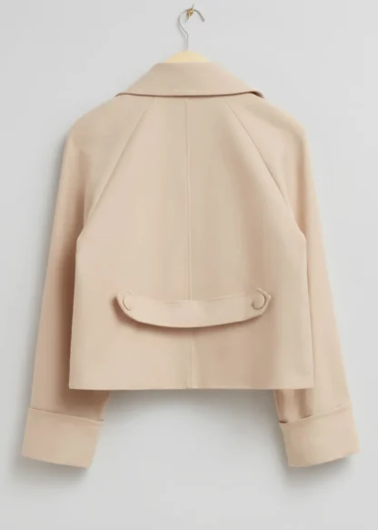 Relaxed Cropped Pea Coat | & Other Stories Sale