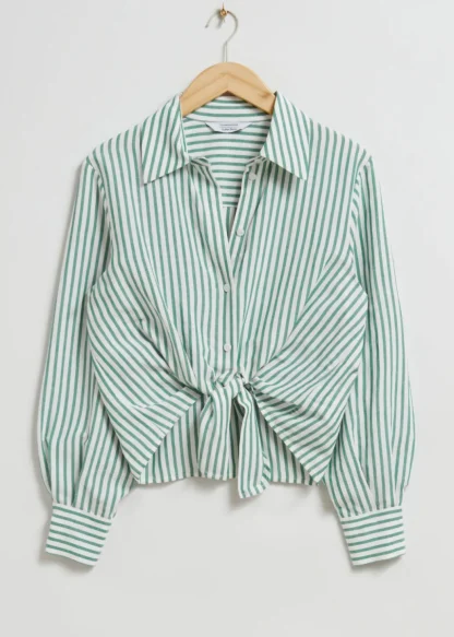 Relaxed Tie Knot Shirt | & Other Stories Flash Sale