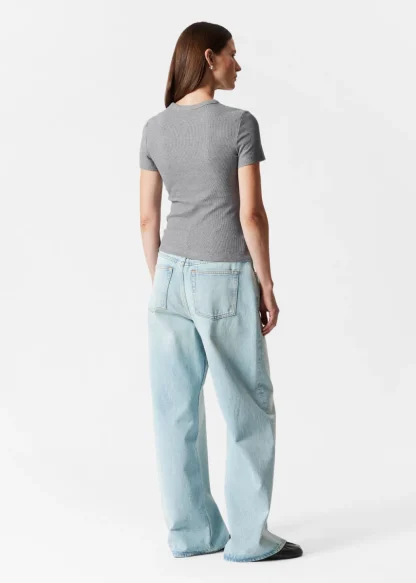 Ribbed Cropped T-Shirt | & Other Stories Online