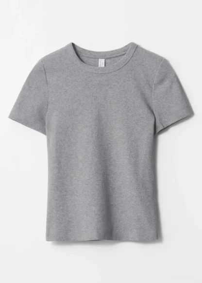 Ribbed Cropped T-Shirt | & Other Stories Online
