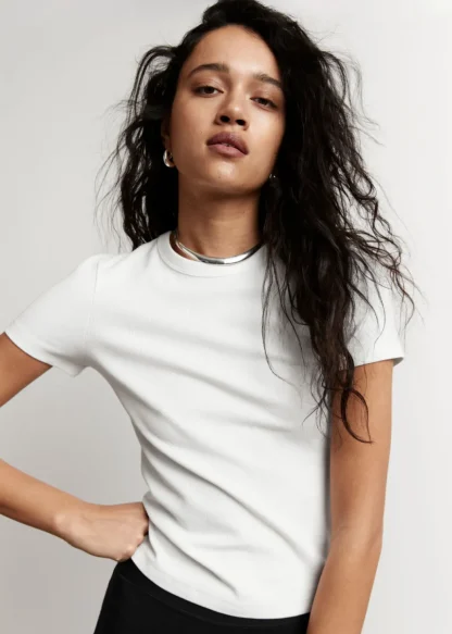 Ribbed Cropped T-Shirt | & Other Stories Online