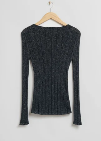 Ribbed Glitter Top | & Other Stories Sale