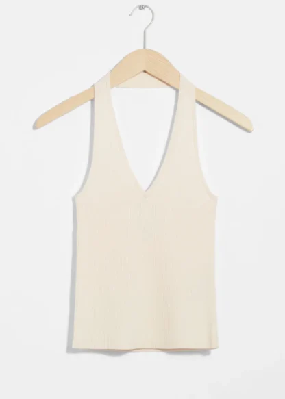 Ribbed Halterneck Top | & Other Stories Online