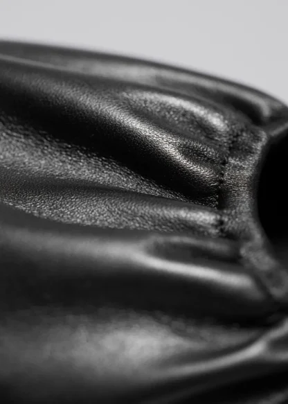 Ruched Leather Ballet Flats | & Other Stories Clearance