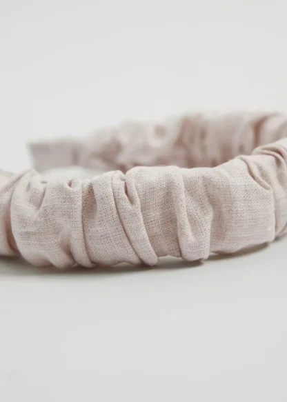Ruched Linen Alice Headband | & Other Stories Clearance