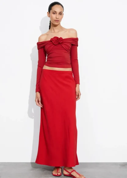 Ruched Off-Shoulder Top | & Other Stories Flash Sale