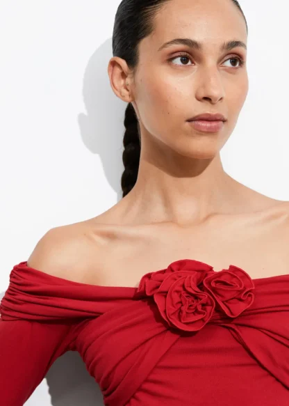 Ruched Off-Shoulder Top | & Other Stories Flash Sale
