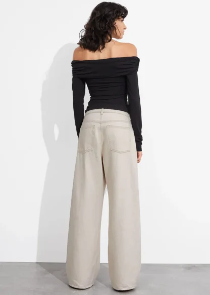 Ruched Off-Shoulder Top | & Other Stories Flash Sale