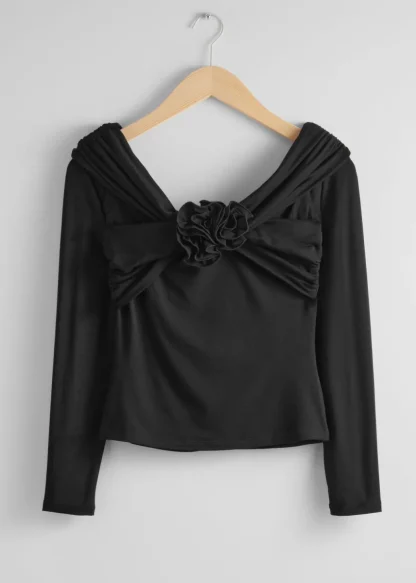 Ruched Off-Shoulder Top | & Other Stories Flash Sale
