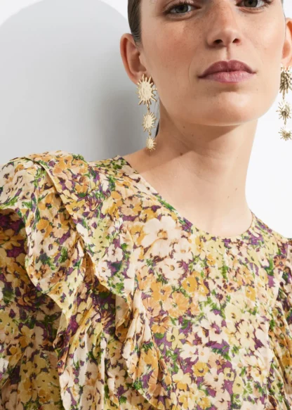 Ruffle-Trimmed Midi Dress | & Other Stories Online