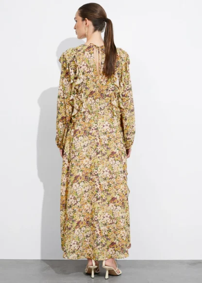 Ruffle-Trimmed Midi Dress | & Other Stories Online