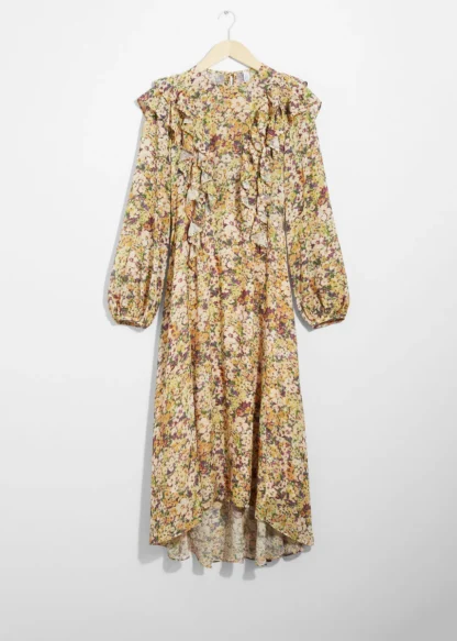 Ruffle-Trimmed Midi Dress | & Other Stories Online