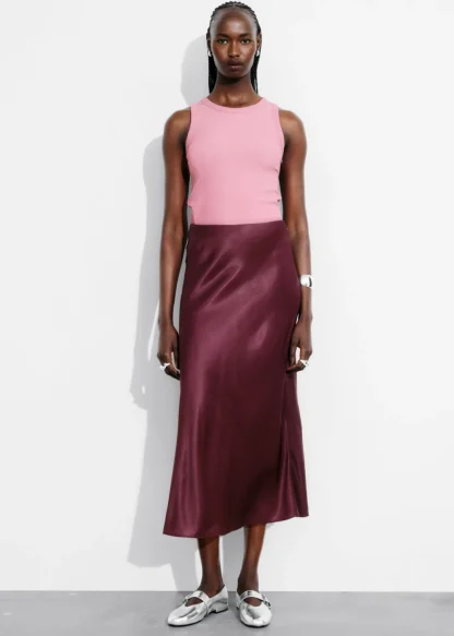 Satin Midi Skirt | & Other Stories Outlet