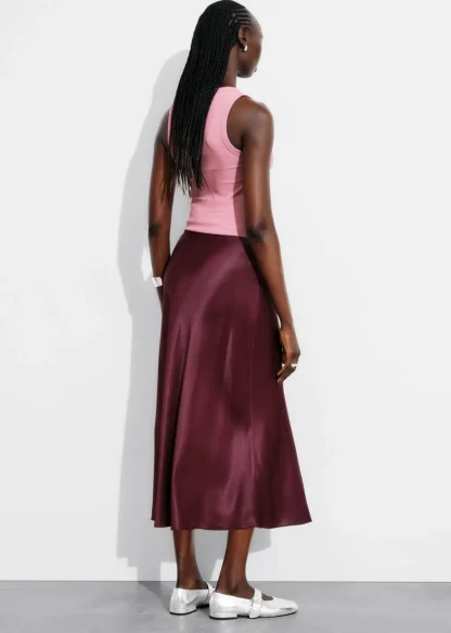 Satin Midi Skirt | & Other Stories Outlet